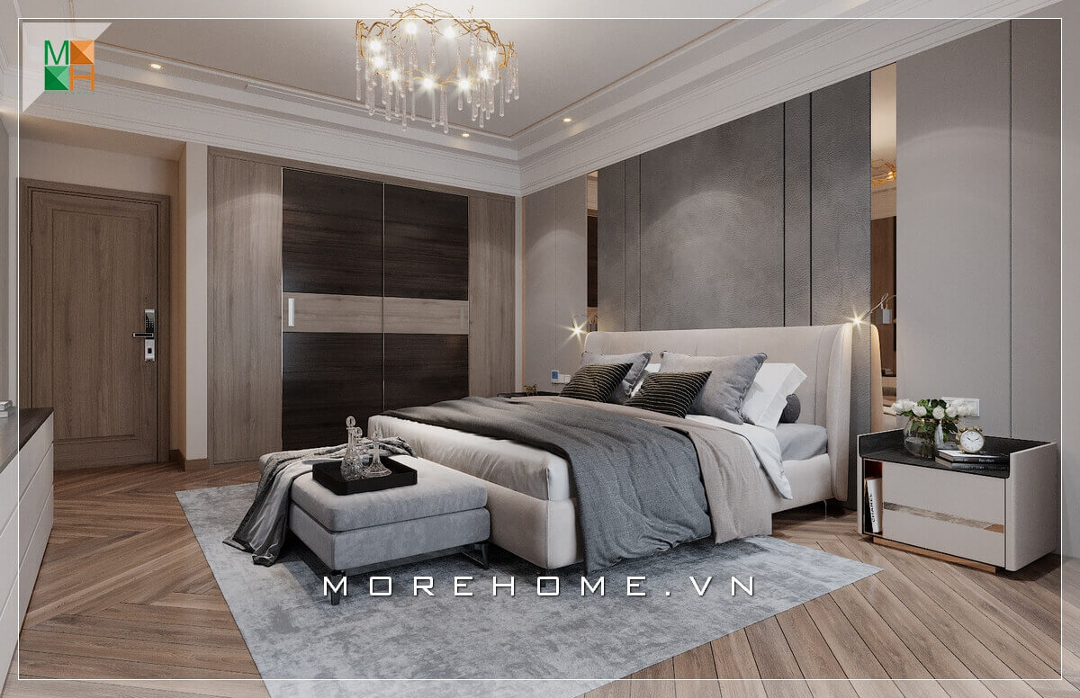 Giường ngủ chung cư hiện đại Giường ngủ chung cư hiện đại