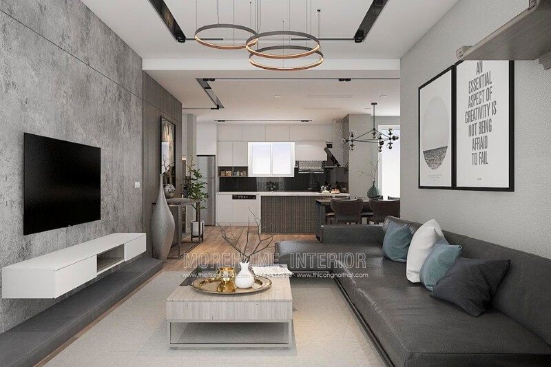 Mẫu sofa góc chữ L đẹp được coi là điểm nhấn của toàn bộ không gian phòng khách